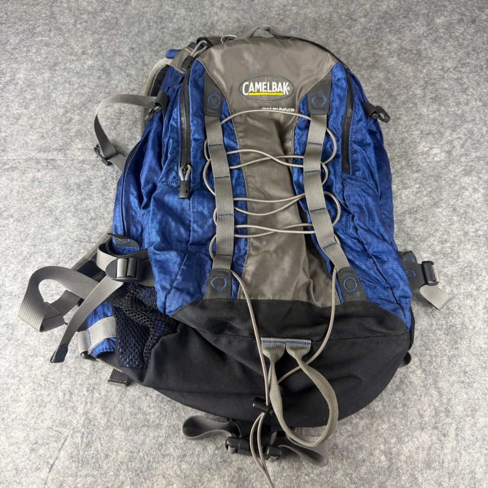 CamelBak Rim Runner Blue Grey Hiking Backpack Air Director Hydration Pack